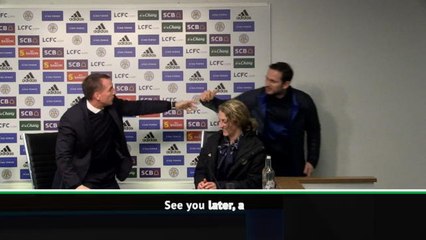 I didn't want to be rude! - Lampard crashes Rodgers' news conference