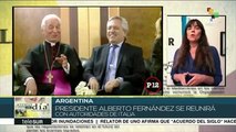 Argentina: pdte. Fernández se reúne con el papa Francisco en Vaticano