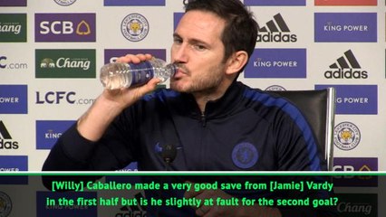 Download Video: Caballero not to blame for second Leicester goal - Lampard