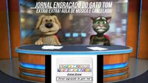 Jornal engraçado do gato tom: Aula de música é cancelada! [Frases e Poemas]