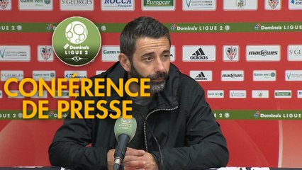 Conférence de presse AC Ajaccio - Châteauroux (0-1) : Olivier PANTALONI (ACA) - Nicolas USAI (LBC) - 2019/2020