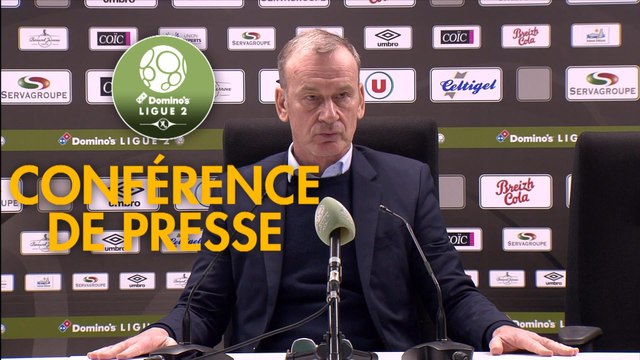 Conférence de presse EA Guingamp - AJ Auxerre (1-0) : (EAG) - Jean-Marc FURLAN (AJA) - 2019/2020