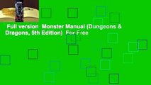 Full version  Monster Manual (Dungeons & Dragons, 5th Edition)  For Free