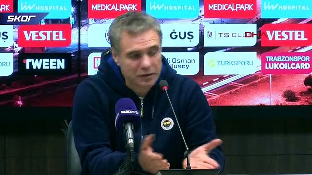 Fenerbahçe Teknik Direktörü Ersun Yanal: ‘Birilerinin isteği olmayacak…’