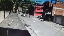 Vídeo mostra momento exato em que motociclistas se chocam contra carro em Cariacica