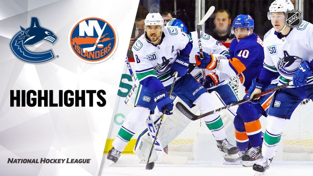 NHL Highlights | Canucks @ Islanders 2/01/20