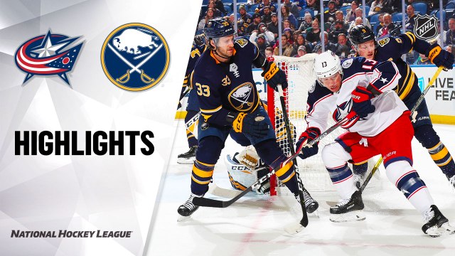 NHL Highlights | Blue Jackets @ Buffalo Sabres 2/01/20