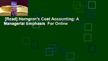 [Read] Horngren's Cost Accounting: A Managerial Emphasis  For Online