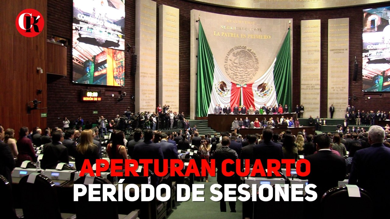 Aperturan cuarto período de sesiones
