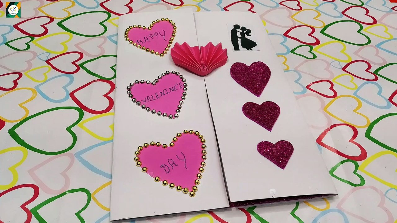 Greeting Card for Valentine's Day || Greeting Cards Craft Idea for Valentine || Greeting Card for Boyfriend ||  DIY Valentine Card for Boyfriend ||