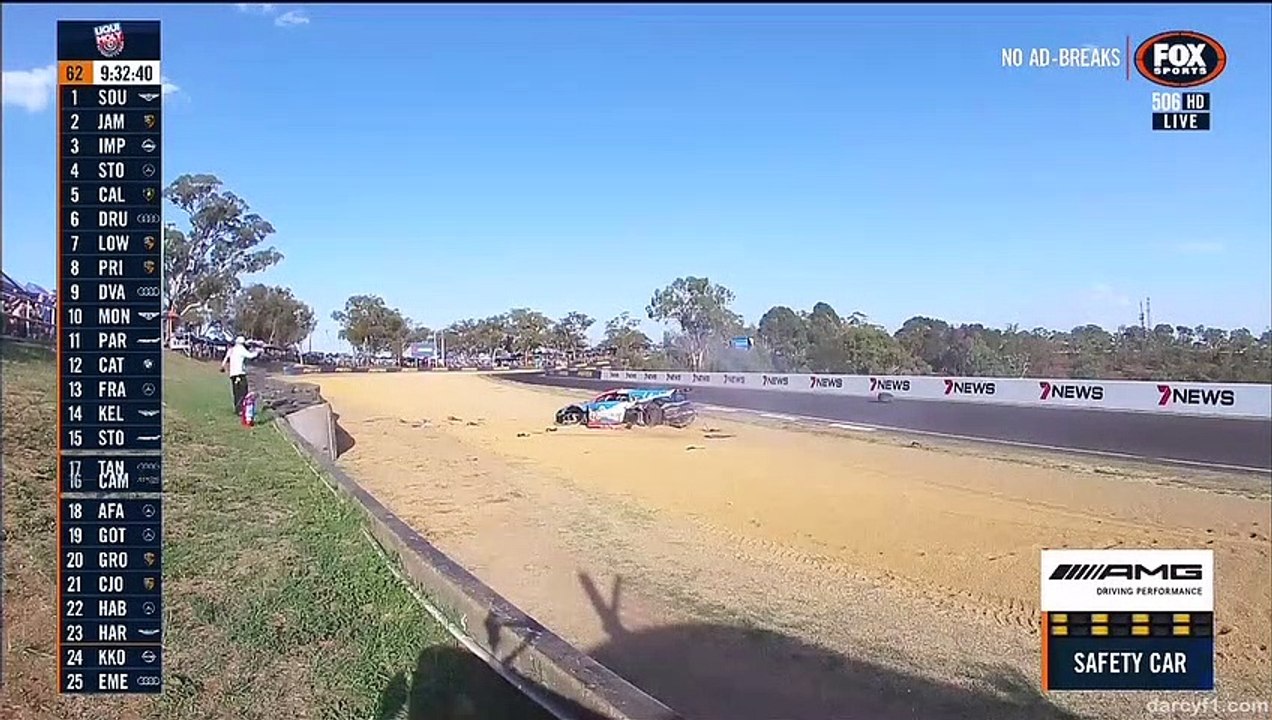 12H Bathurst 2020 Race Tander Massive Crash