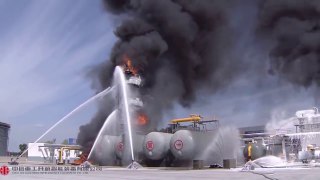 Explosion-Proof Fire Fighting Robot Field Test- September 2016
