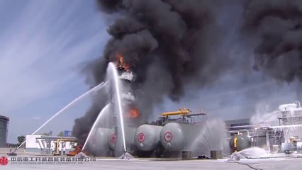 Explosion-Proof Fire Fighting Robot Field Test- September 2016