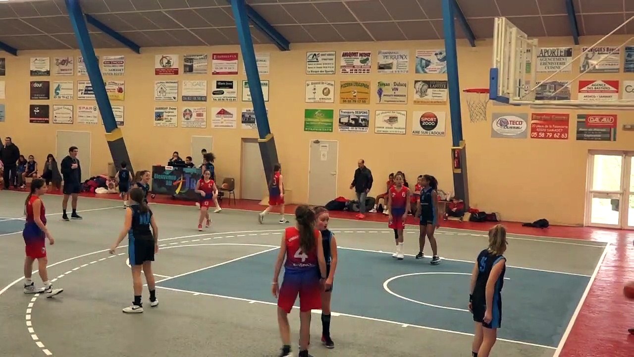 01.02.2020  U13 Benjamines TURSAN BASKET CHALOSSE -MIMBASTE CLERMONT BASKET 1e Partie