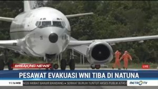 Pesawat Evakuasi WNI Telah Mendarat di Natuna