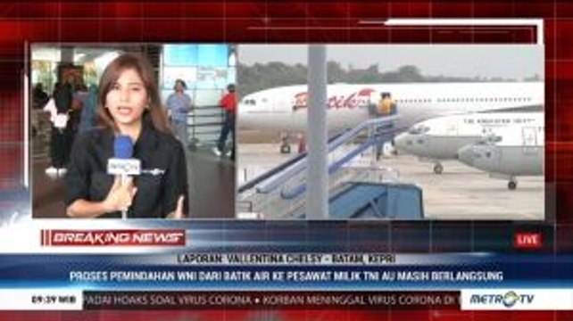 Sebelum Bertolak ke Natuna, Ratusan WNI dari Wuhan Pindah ke Pesawat TNI AU