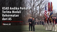Video KSAD Andika Perkasa Terima Penghargaan dari AS