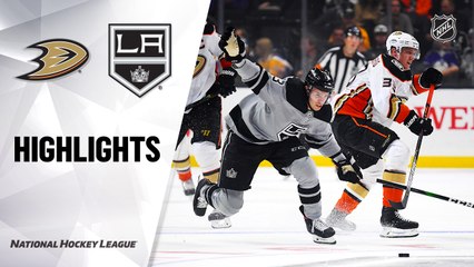 下载视频: NHL Highlights | Ducks @ Kings 2/01/20