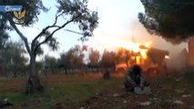 استهداف مواقع الميليشيات الإيرانية على محور جمعية الزهراء بصواريخ الغراد
