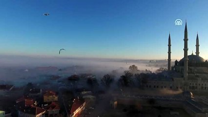 Edirne'de sis kartpostallık görüntüler oluşturdu