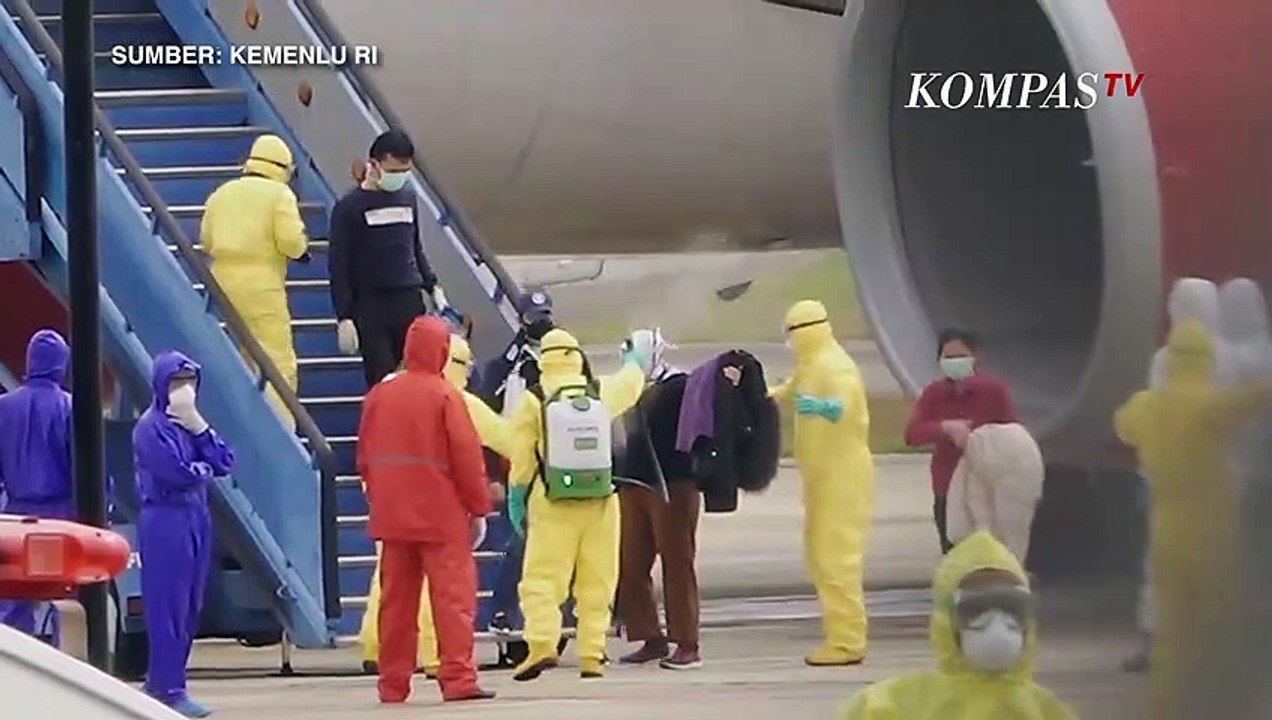 Momen WNI Sampai di Natuna