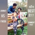 Jannat Zubair Vs Faisu Team 07  - Tik Tok Stars Funny Videos Compilation