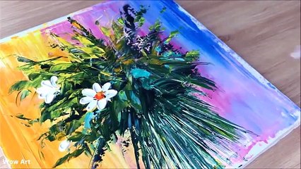 Daily Challenge _22 _ Acrylic _ A Bouquet Of Wild(360P)