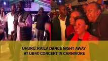 Uhuru, Raila dance the night away at UB40 Concert in Carnivore