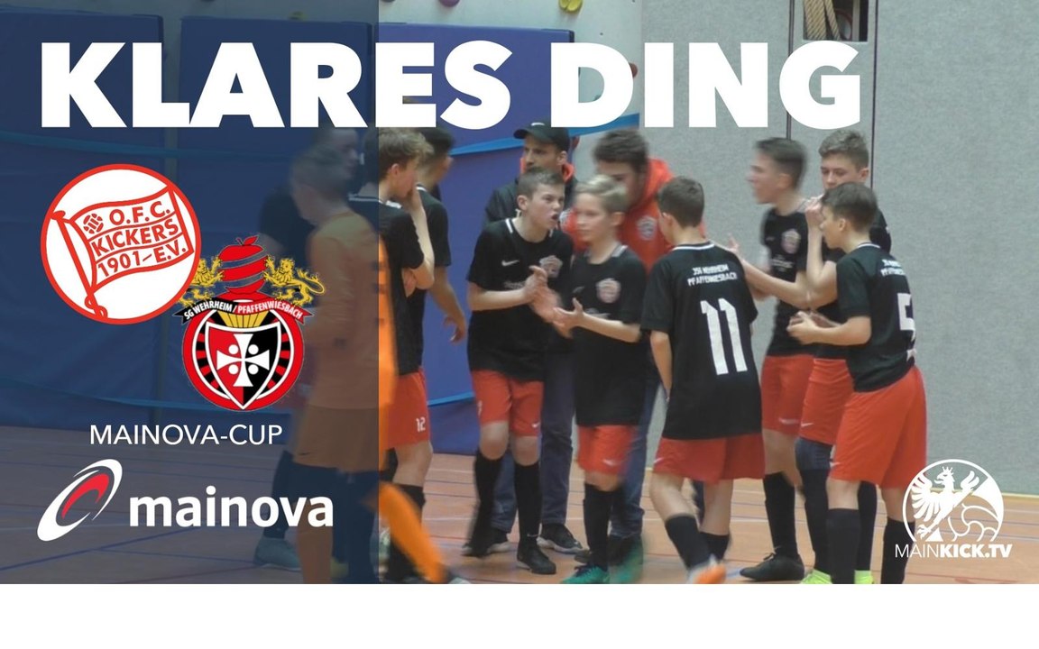 Offenbacher Kickers ziehen ins Finale ein | Offenbacher Kickers U14 - SG Wehrheim Pfaffenwiesbach U14 (Halbfinale, Mainova Cup) | Präsentiert von Mainova