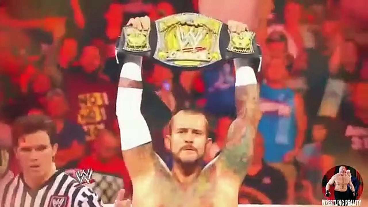 CM Punk vs Brock Lesnar No Disqualification FULL MATCH