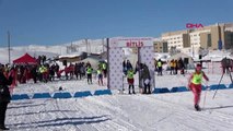 Spor bitlis'te kayaklı koşu müsabakaları başladı