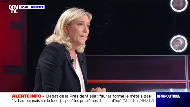 Marine Le Pen est convaincue qu'elle peut être élue Présidente, car les Français veulent une politique fondamentalement différente