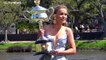 Sofia Kenin disfruta a lo grande de su victoria en el Abierto de Australia