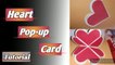 Heart Pop-up Card | Scrapbook Card | 2020 Easy card valentine'sday card| paper card | handmade card | Happy Crafting with Adeeba