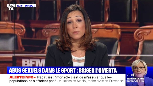 Violences sexuelles: Sarah Abitbol explique avoir essayé d'avertir le ministre Jean-François Lamour, qui ne s'en souvient pas