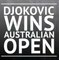 Djokovic wins Australian Open