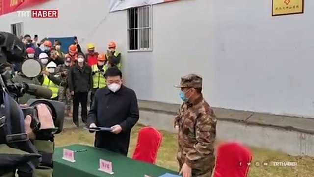 Çin'de Koronavirüs hastanesi açıldı