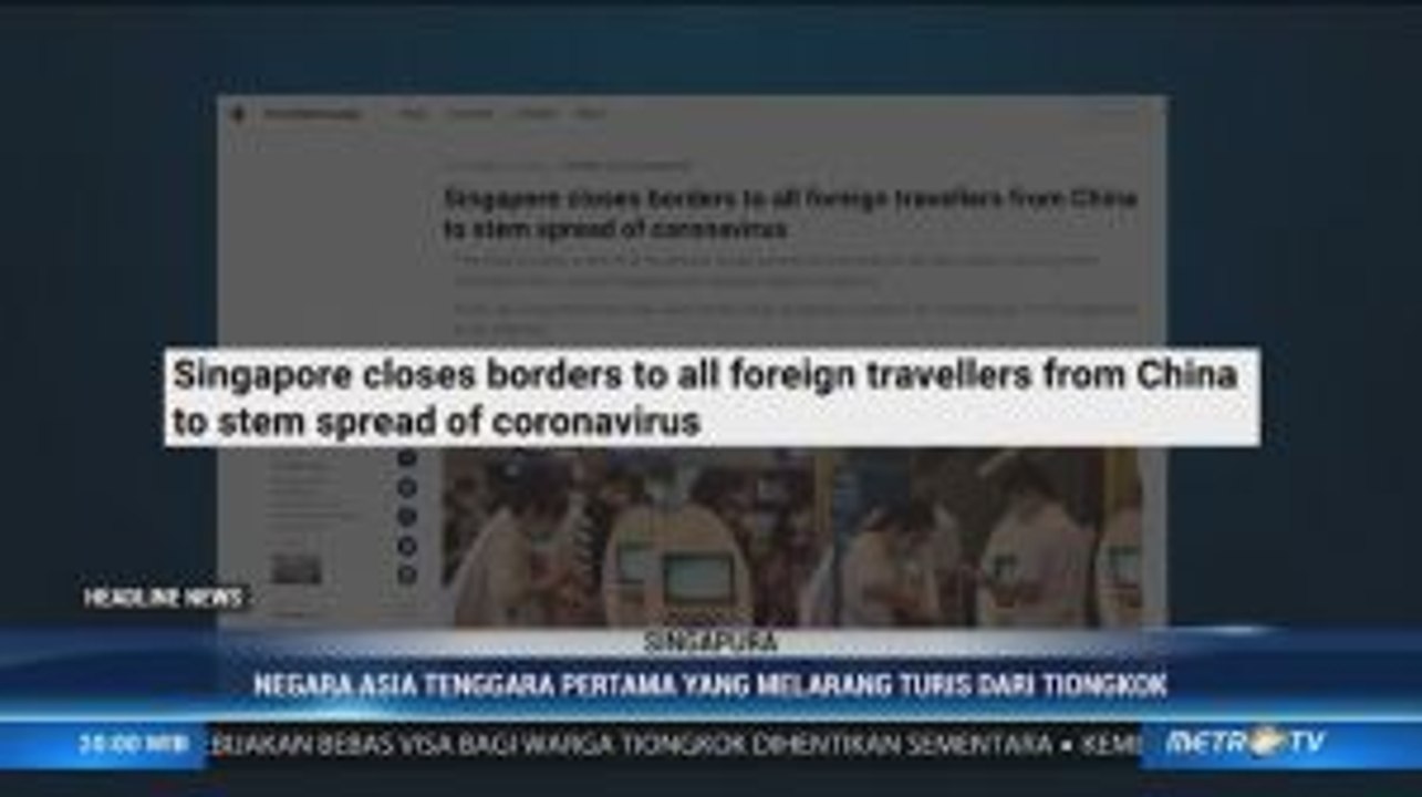 Cegah Penyebaran Corona, Sejumlah Negara Larang Masuk Turis Tiongkok