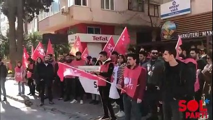 Sol Parti'den Ensar Vakfı'na yumurtalı protesto: Doğalgaz el yakıyor; paralarımız Ensar'a gidiyor
