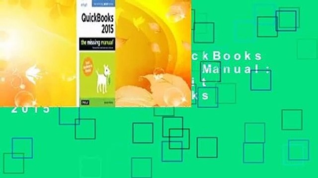 Full E-book QuickBooks 2015: The Missing Manual: The Official Intuit Guide to QuickBooks 2015