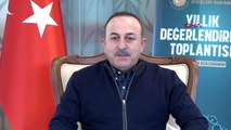 Dışişleri bakanı çavuşoğlu, dışişleri bakanlığı iç değerlendirme toplantısında konuştu -1