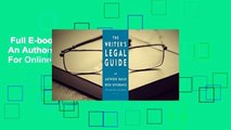 Full E-book  The Writer's Legal Guide: An Authors Guild Desk Reference  For Online