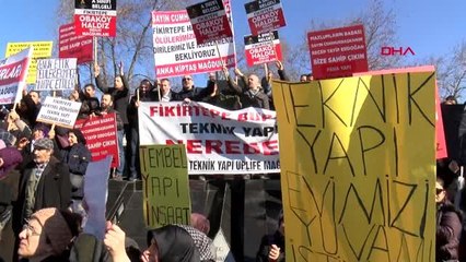 Kadıköy'de kentsel dönüşüm mağdurlarından eylem