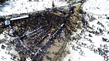 Toroslar Kar Festivali renkli görüntülere sahne oldu