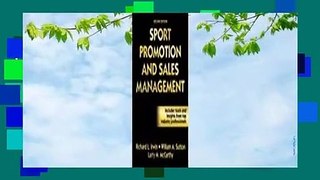 Full E-book  Sport Promotion and Sales Management  For Free