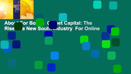 About For Books  Carpet Capital: The Rise of a New South Industry  For Online