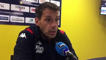 Stephane Glas après Nevers-FCG (27-18)