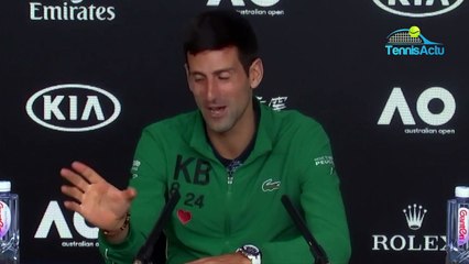 Opend 'Australie 2020 - Novak Djokovic : "The history of tennis is at stake"