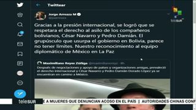 Bolivia: Gob. de facto permite la salida de exfuncionarios