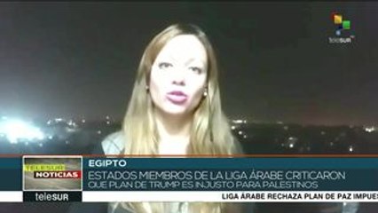 Egipto: Liga Árabe rechaza Acuerdo del Siglo, impuesto por Trump